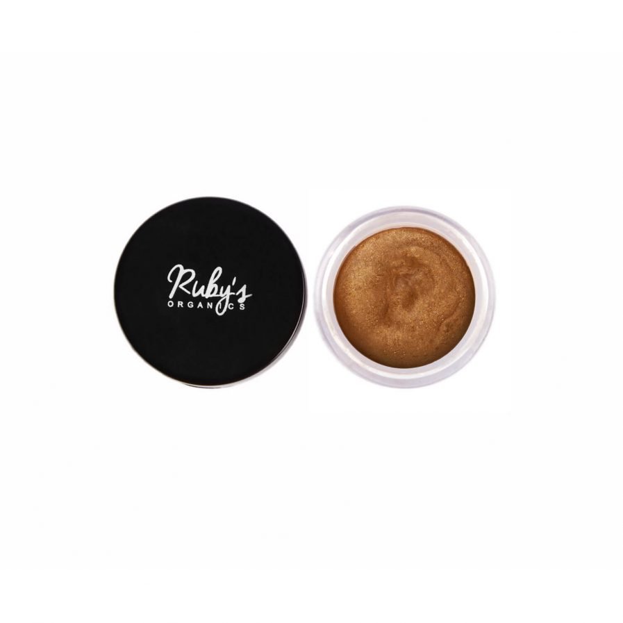 Ruby's Organics Creme Bronze highlight shade tone shine lips eye eyelid cheeks organic makeup