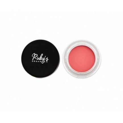 Ruby's Organics Creme Blush - Poppy Pink colour shade cheeks makeup blush organic rosy tone