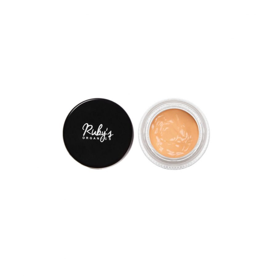 Ruby's Organics Concealer C2 fair medium shade skin tones makeup vegan cosmetics india moisturize smooth blend