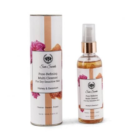 Seer Secrets Honey & Geranium Pore-Refining Multi Cleanser face wash clean organic skincare