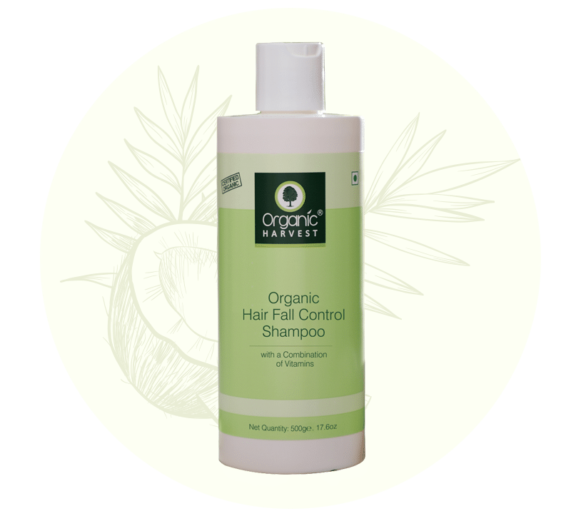 Buy Organic Harvest Hair Fall Control Shampoo (500ml) Online At Best Price