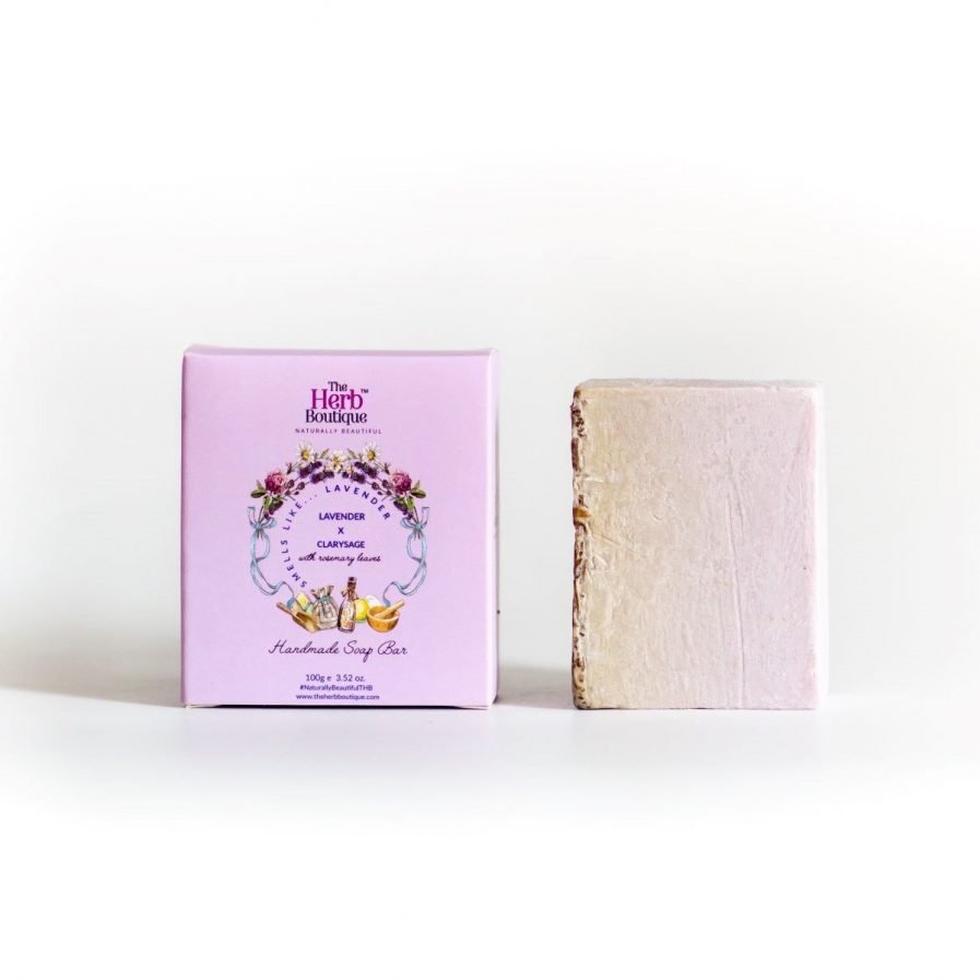 The Herb Boutique - Rosemary, Lavender & Clarysage Soap (100gm)