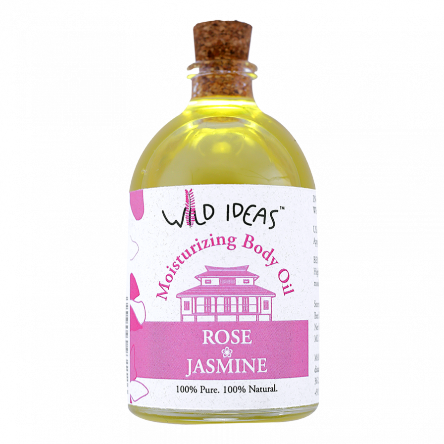 Wild Ideas Moisturizing Body Oil - Rose & Jasmine (100ml)