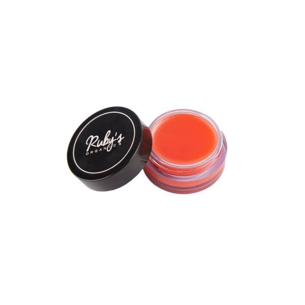 Ruby's Organics Orange Lip Balm makeup orange-oil pretty smooth hydrate cosmetics vegan vegetarian