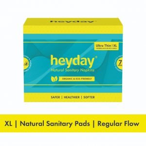 HEYDAY Organic Ultra Thin Sanitary Pads XL (Pack of 7)