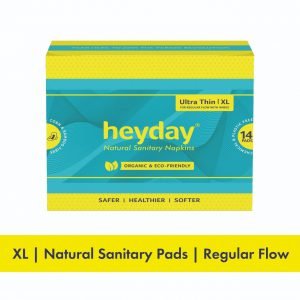 HEYDAY Organic Ultra Thin Sanitary Pads XL (Pack of 14)