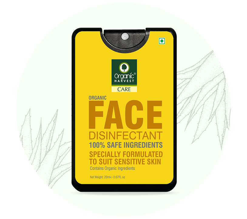 Organic Harvest Face Disinfectant Mist (20ml)