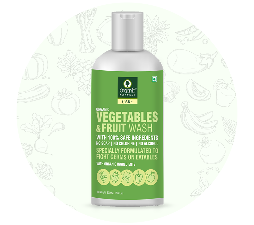 Organic Harvest Vegetables & Fruits Wash (500ml)