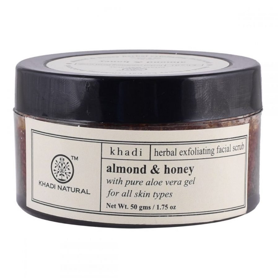 Khadi Almond & Honey Exfoliating Facial Gel Scrub (50gm)