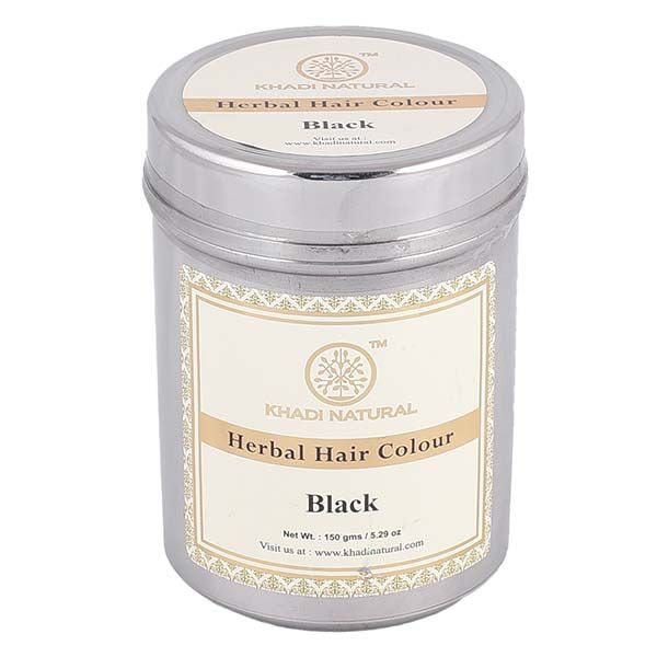 Buy Khadi Herbal Hair Colour - Black (150gm) Online At Best Price