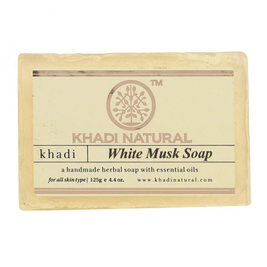 Khadi Ayurvedic White Musk Soap (125gm)