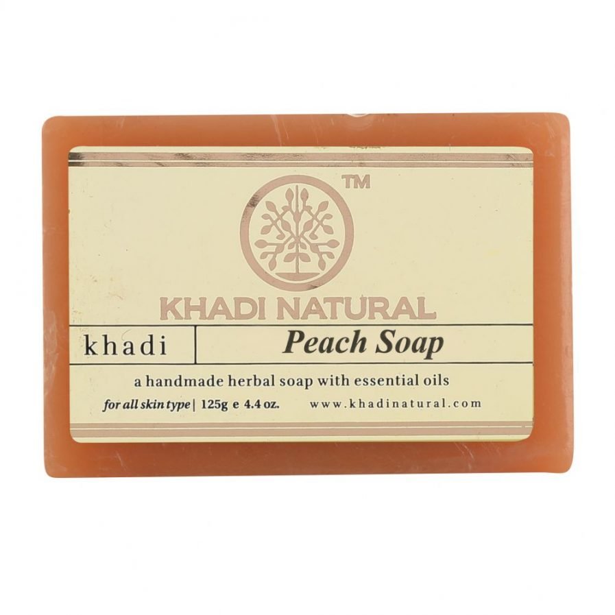 Khadi Ayurvedic Peach Soap (125gm)