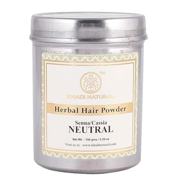 Khadi Herbal Hair Powder - Neutral (SEENA/CASSIA) (150gm)