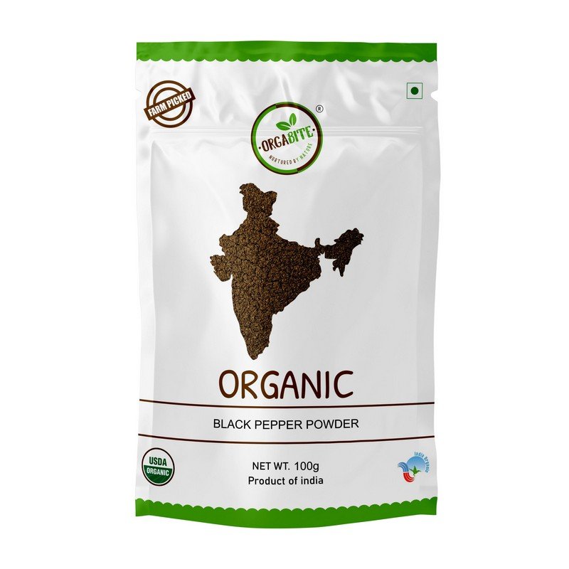 ORGABITE Organic Black Pepper Powder