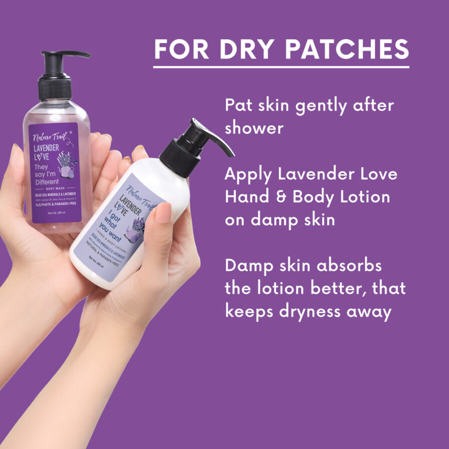 Nature Trail Lavender Love Organic Body Wash with Jojoba Oil & Aloe - Sulphate & Paraben Free (200ml)