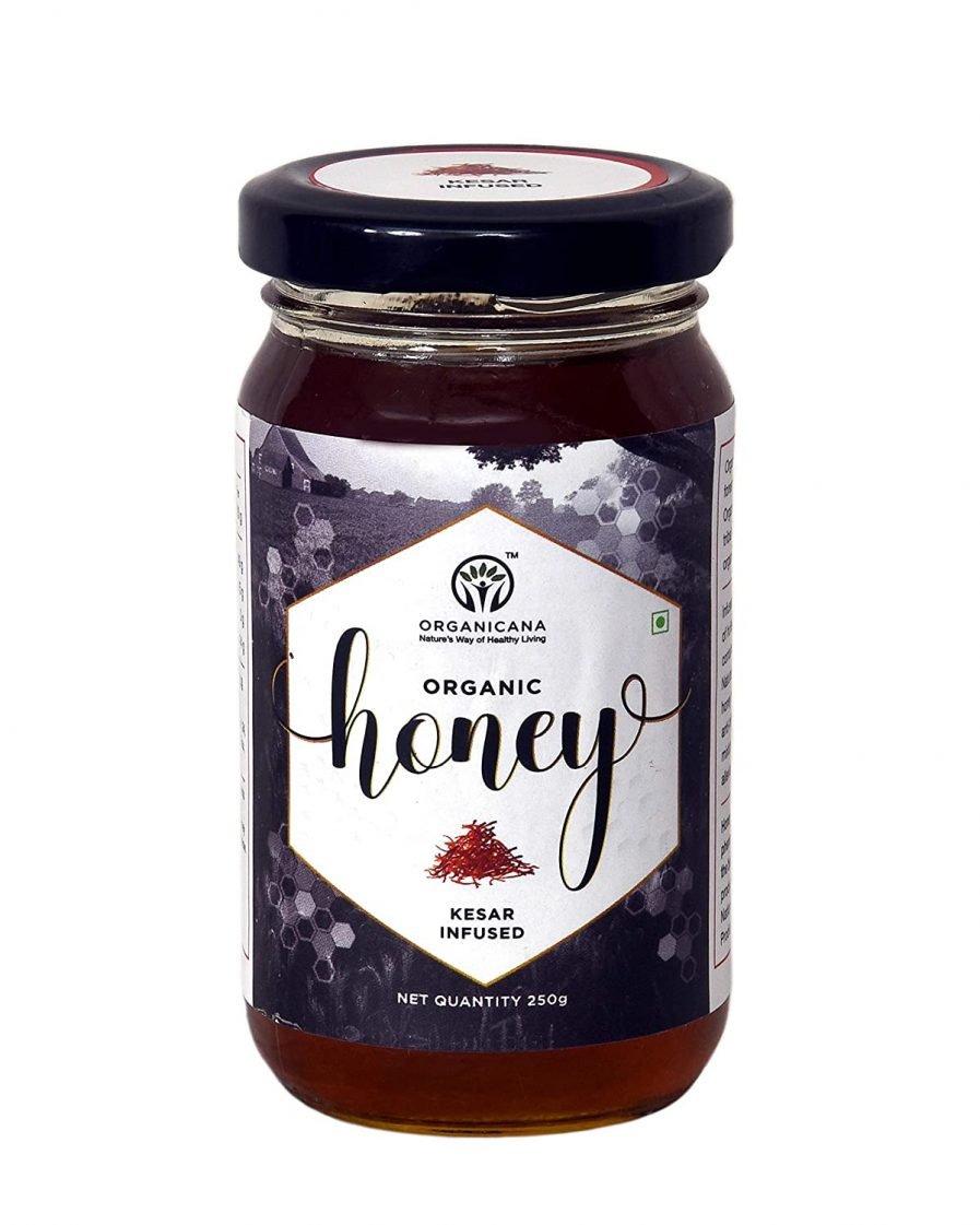 Organicana Pure Raw Organic Honey Bottle (250gm)