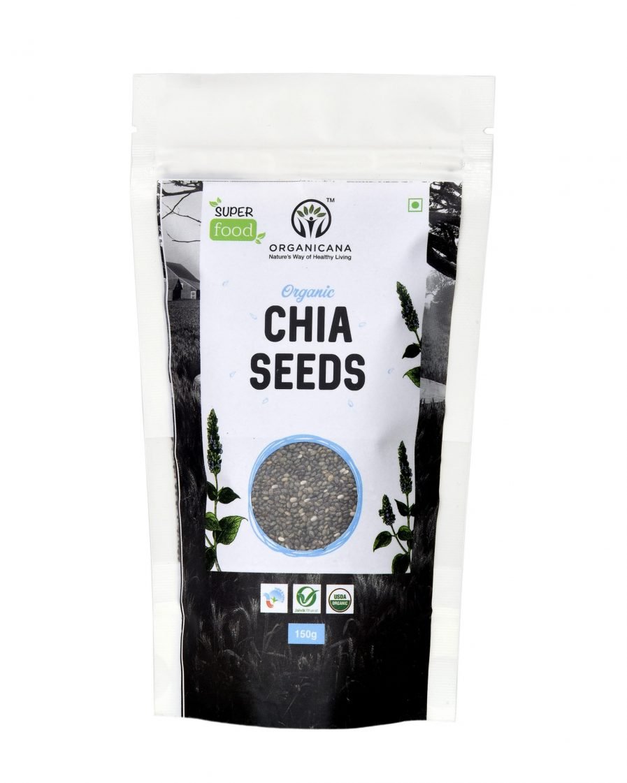 Organicana Pure Organic Chia Seeds (150gm)