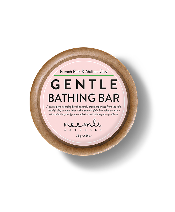 Neemli French Pink & Multani Clay Gentle Bathing Bar Soap (75gm)