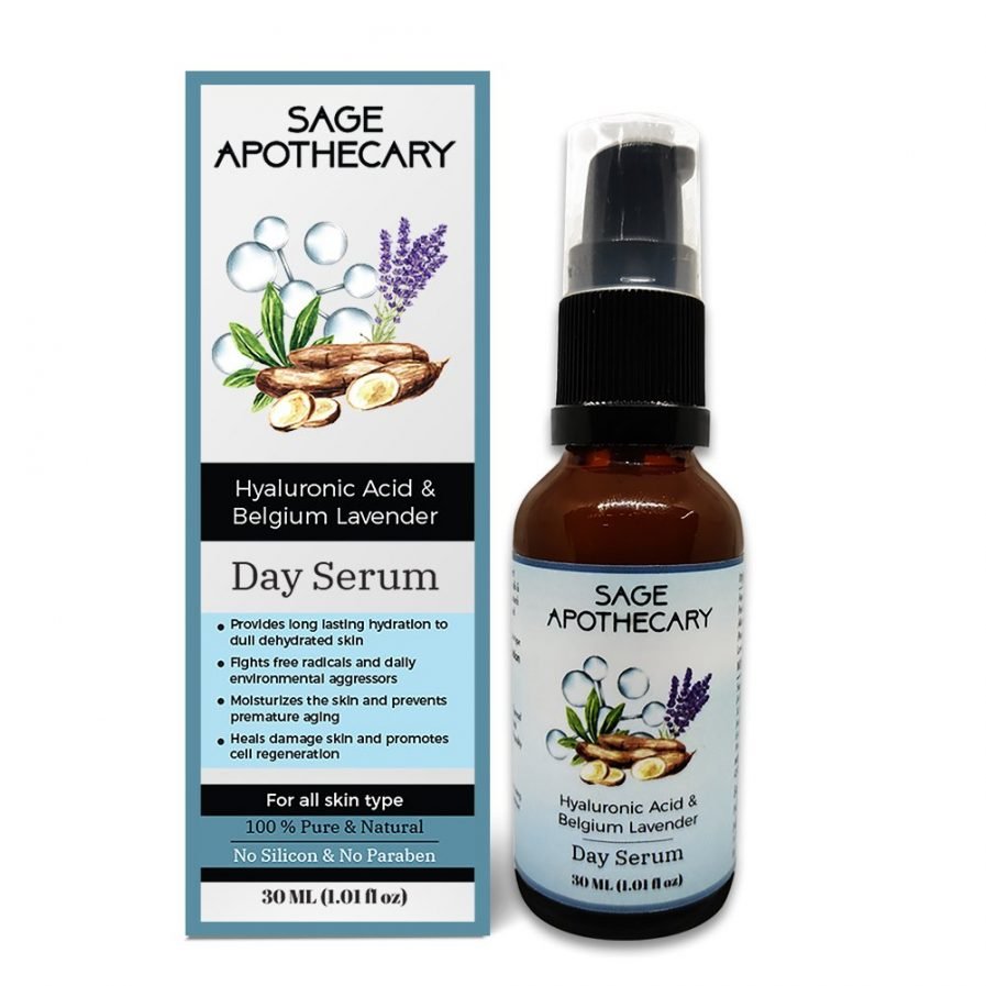 Sage Apothecary Hyaluronic Acid & Belgium Lavender Day Serum (30ml)