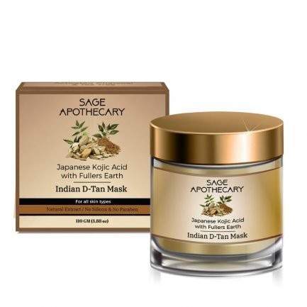 Sage Apothecary Indian D-tan Mask Japanese Kojic Acid (100ml)