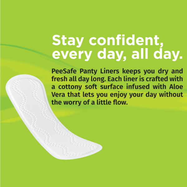 Pee Safe Aloe Vera Panty Liners (Pack of 25)