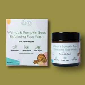 Foy Naturals Walnut & Pumpkin Seed Exfoliating Face Wash (75gm)