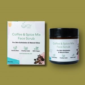 Foy Naturals Coffee & Signature Spice Mix Face Scrub (75gm)