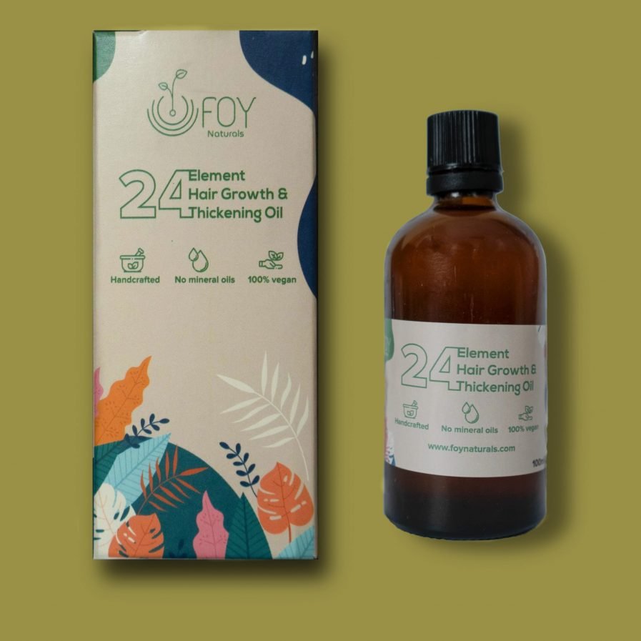 Foy Naturals 24 Element Hair Growth & Thickening Oil (100ml)