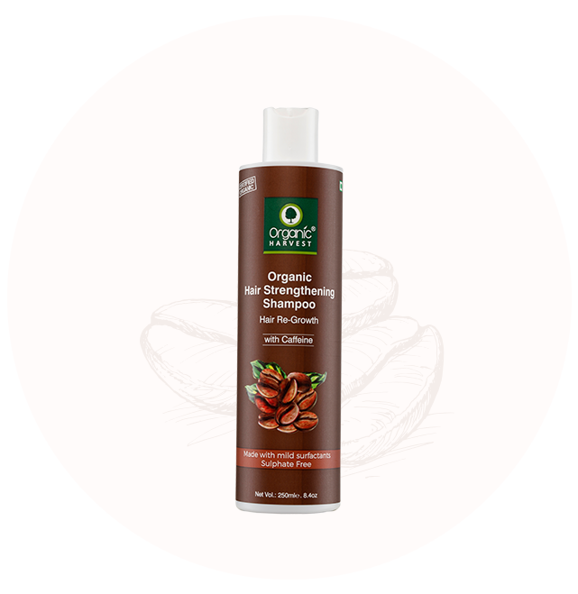 Organic Harvest Hair Strengthening Shampoo - Caffeine (250ml)