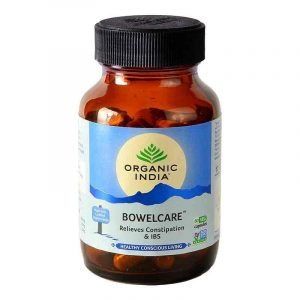 Organic India Bowelcare Capsules - Relieves Constipation