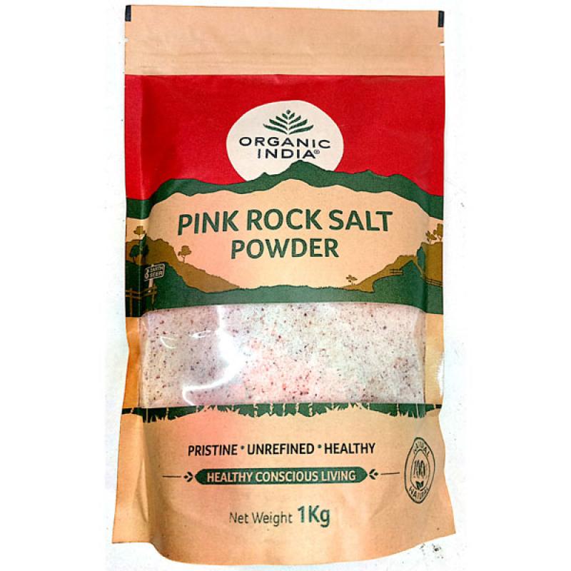Organic India Pink Rock Salt (1 Kg)