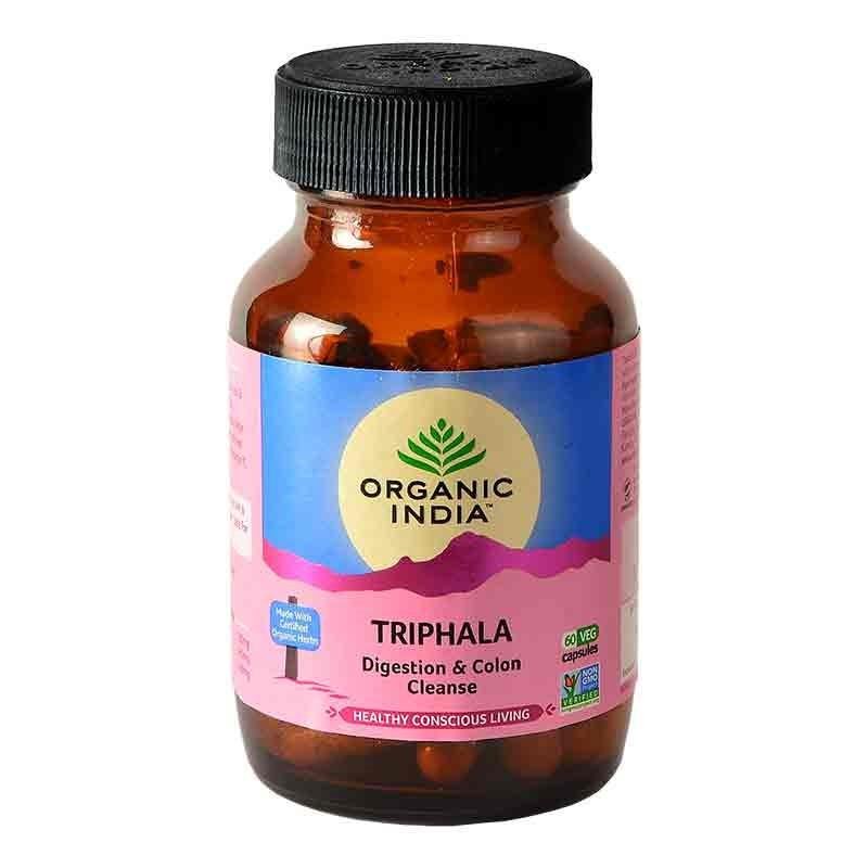 Organic India Triphala Capsules - Digestion & Colon Cleanse
