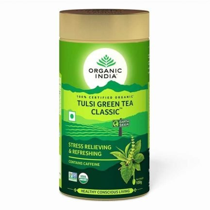 Organic India Tulsi Green Tea Classic Tin (100gm)