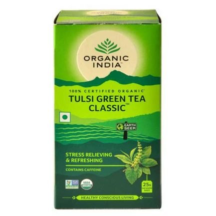 Organic India Tulsi Green Tea Classic - Stress Relieving & Refreshing