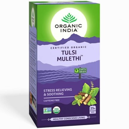 Organic India Tulsi Mulethi Tea - Stress Relieving & Soothing