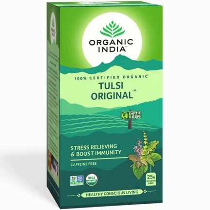 Organic India Tulsi Original Tea - Stress Relieving & Boost Immunity
