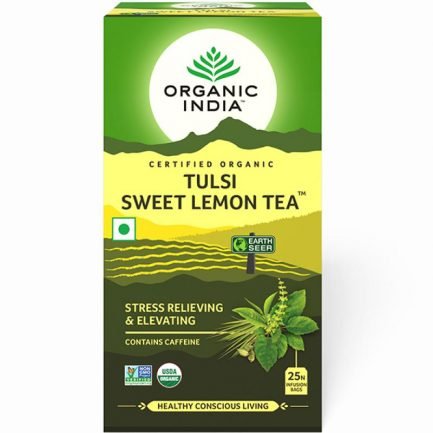 Organic India Tulsi Sweet Lemon Tea - Stress Relieving & Elevating
