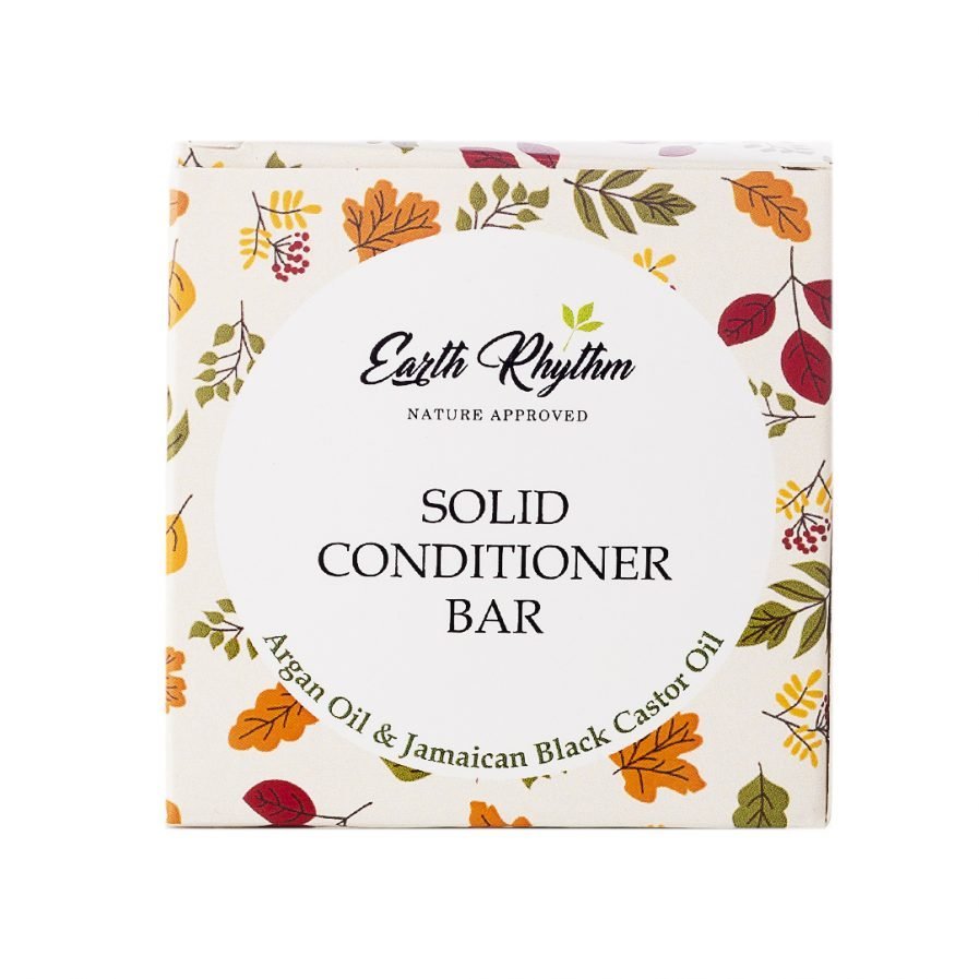 Earth Rhythm - Solid Conditioner Bar – Argan & Black Castor Oil Without Tin