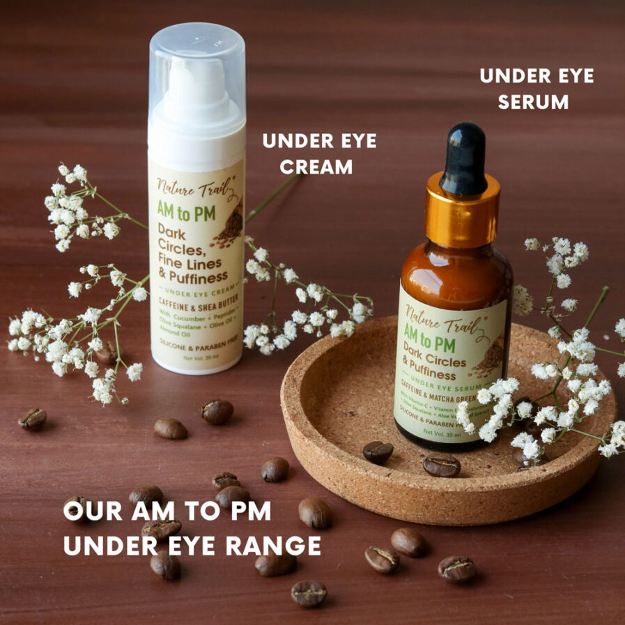 Nature Trail AM to PM Under Eye Cream with Caffeine Peptides & Shea Butter (30ml)