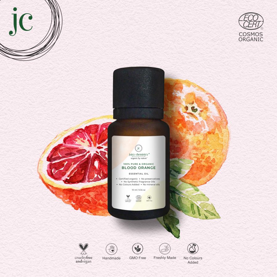 Juicy Chemistry - 100% Organic Blood Orange Essential Oil (10ml)