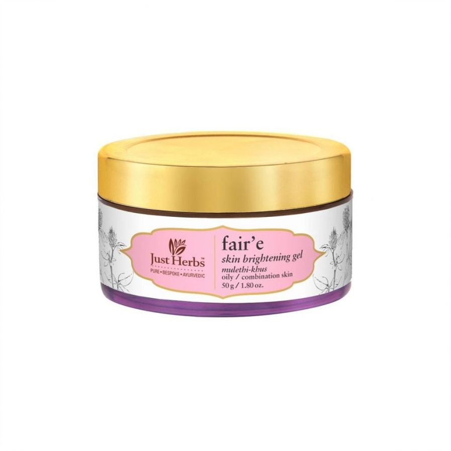 Just Herbs – Fair'e Mulethi-Khus Skin Brightening Gel (50gm)