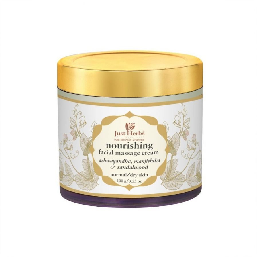 Just Herbs – Herbal Nourishing Massage Cream (100gm)