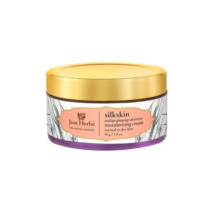 Just Herbs – Silkskin Indian Ginseng-Aloevera Moisturising Cream (50gm)
