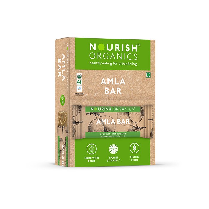 Nourish Organics - Amla Bar (Pack of 6) (180gm)