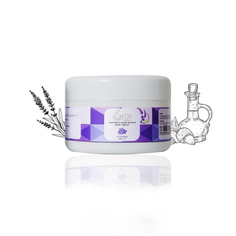 Foy Naturals Lavender & Sweet Almond Body Yoghurt For Dry Skin