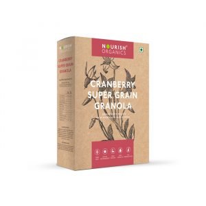 Nourish Organics - Cranberry Super Grain Granola (300gm)