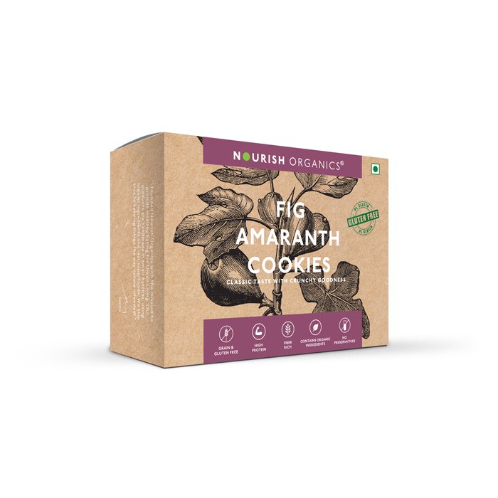 Nourish Organics – Fig Amaranth Cookies (125gm)