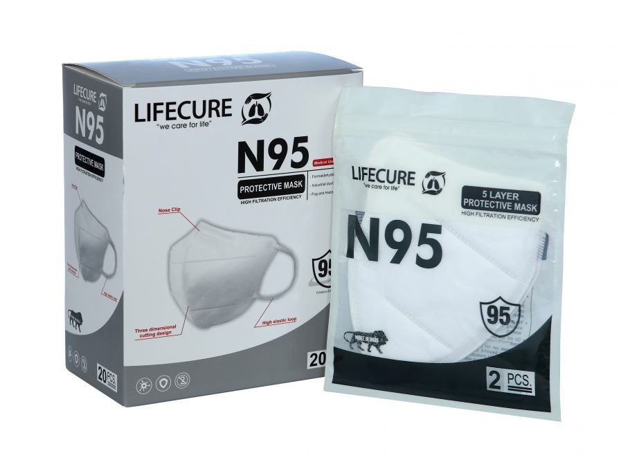 Lifecure N95 Five Layer Protective Mask (Pack of 20)