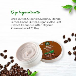 Organic Harvest Organic Body Butter with Coffee