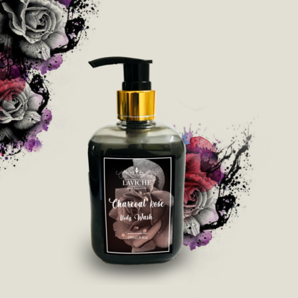 Laviche - Charcoal Rose Body Wash (250ml)
